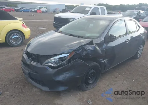 2014 Toyota Corolla Le z USA, uszkodzony, nr VIN 2T1BURHE0EC125577